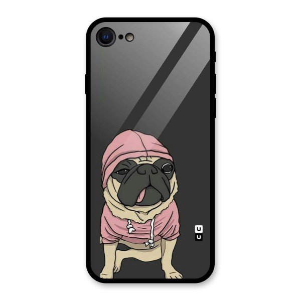 Pug Swag Glass Back Case for iPhone 8