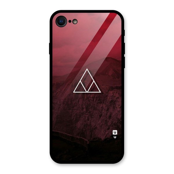 Red Hills Glass Back Case for iPhone 8