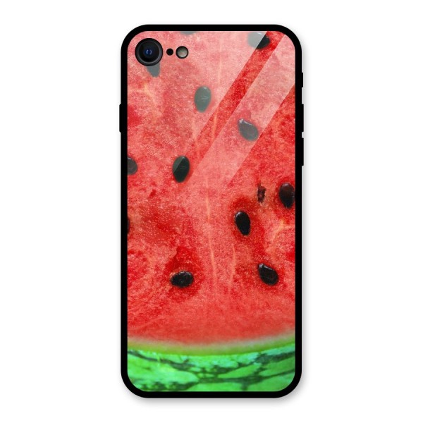 Watermelon Design Glass Back Case for iPhone 8