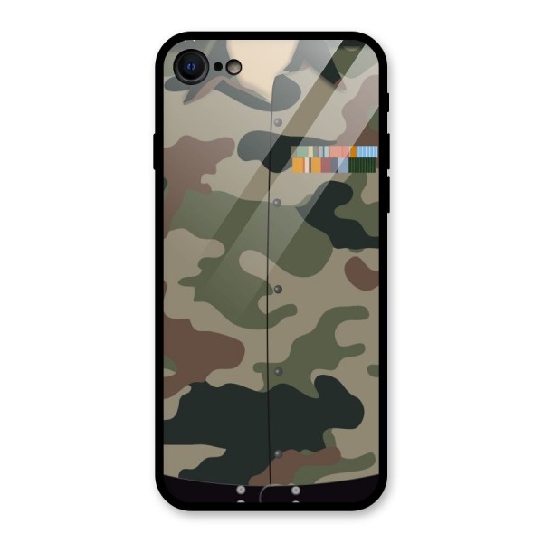 Army Uniform Glass Back Case for iPhone SE 2020