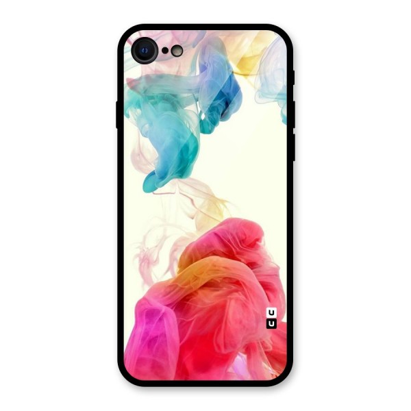Colorful Splash Glass Back Case for iPhone SE 2020
