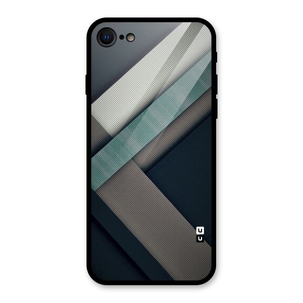 Dark Stripes Glass Back Case for iPhone SE 2020