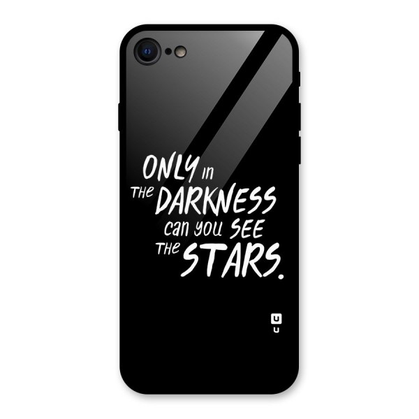 Darkness and the Stars Glass Back Case for iPhone SE 2020