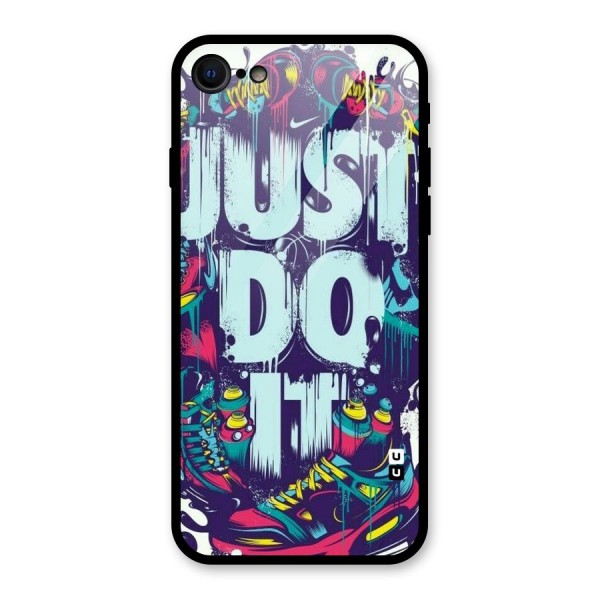 Do It Abstract Glass Back Case for iPhone SE 2020
