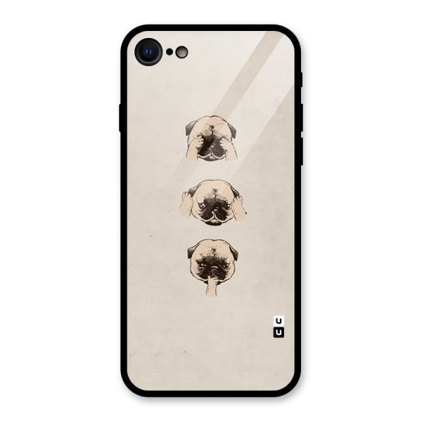 Doggo Moods Glass Back Case for iPhone SE 2020