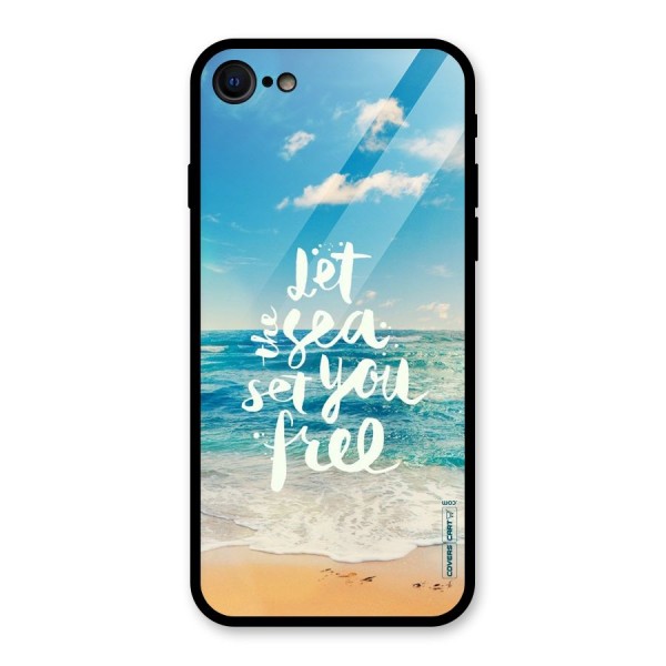 Free Sea Glass Back Case for iPhone SE 2020