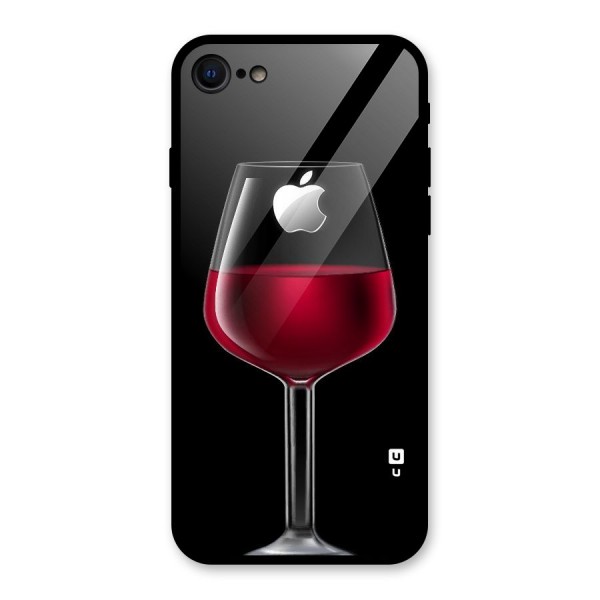 Fruit Printed Design Glass Back Case for iPhone SE 2020