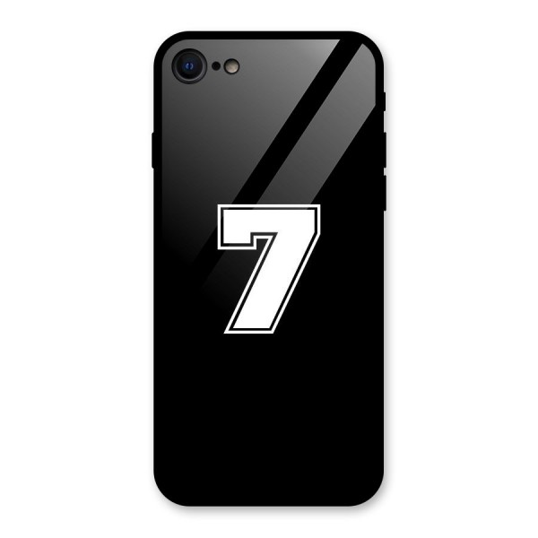 Number 7 Glass Back Case for iPhone SE 2020