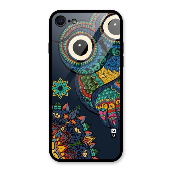 Owl Eyes Glass Back Case for iPhone SE 2020