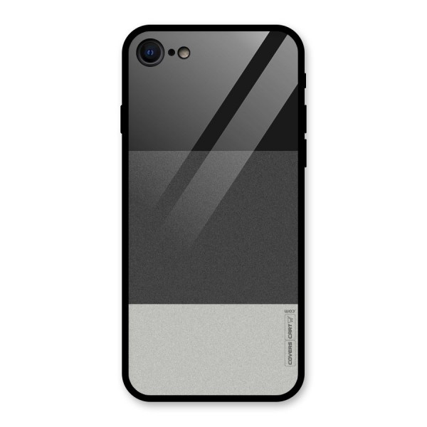 Pastel Black and Grey Glass Back Case for iPhone SE 2020