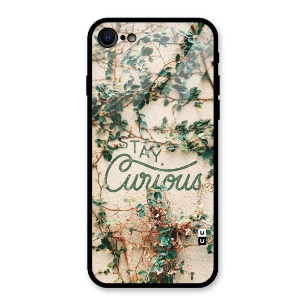 Stay Curious Glass Back Case for iPhone SE 2020