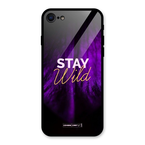 Stay Wild Glass Back Case for iPhone SE 2020
