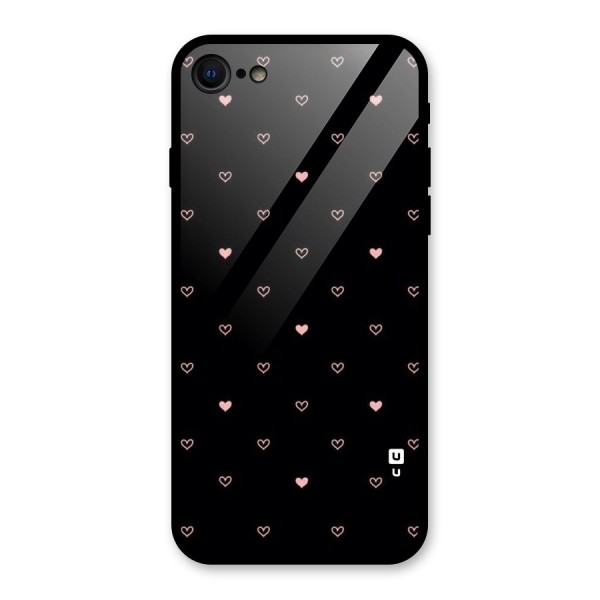 Tiny Little Pink Pattern Glass Back Case for iPhone SE 2020