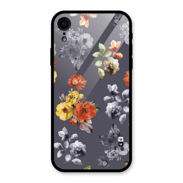 Beauty Art Bloom Glass Back Case for iPhone XR