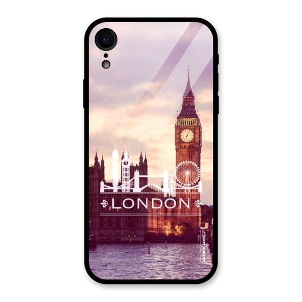 City Tower Glass Back Case for iPhone XR