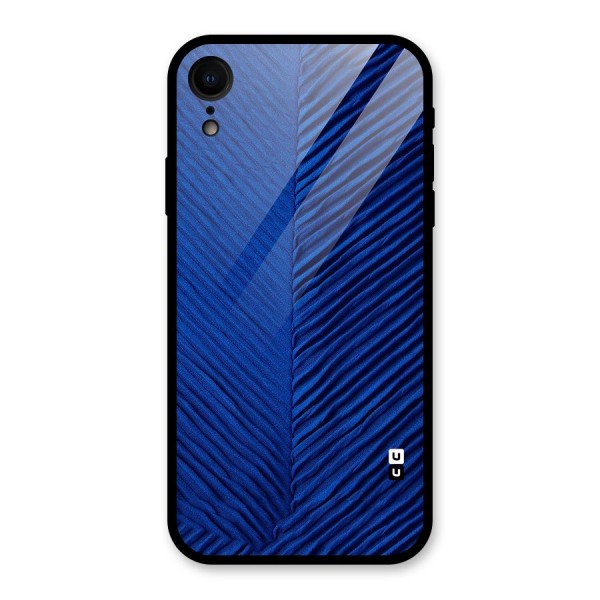 Classy Blues Glass Back Case for iPhone XR
