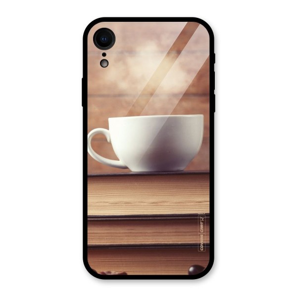 Coffee And Bookworm Glass Back Case for iPhone XR