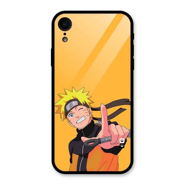 Cool Aesthetic Naruto Glass Back Case for iPhone XR