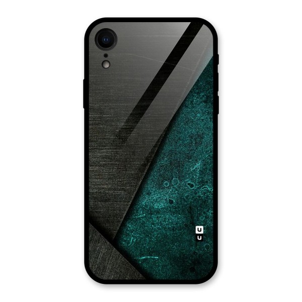 Dark Olive Green Glass Back Case for iPhone XR