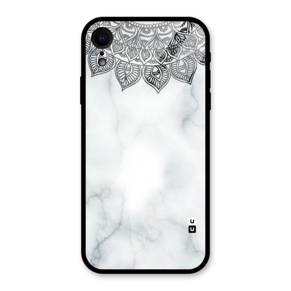Exotic Marble Pattern Glass Back Case for iPhone XR