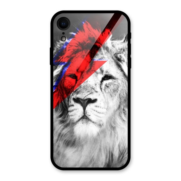 Fearless Lion Glass Back Case for iPhone XR