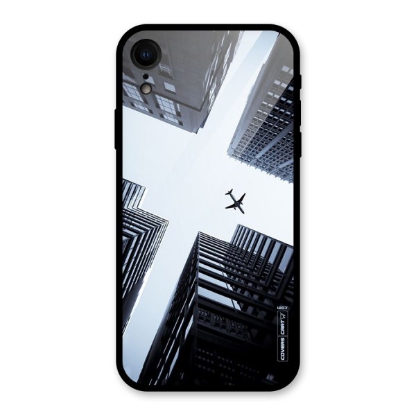 Fly Perspective Glass Back Case for iPhone XR