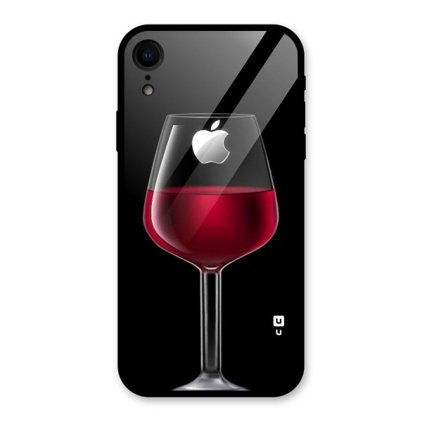 Fruit Printed Design Glass Back Case for iPhone XR