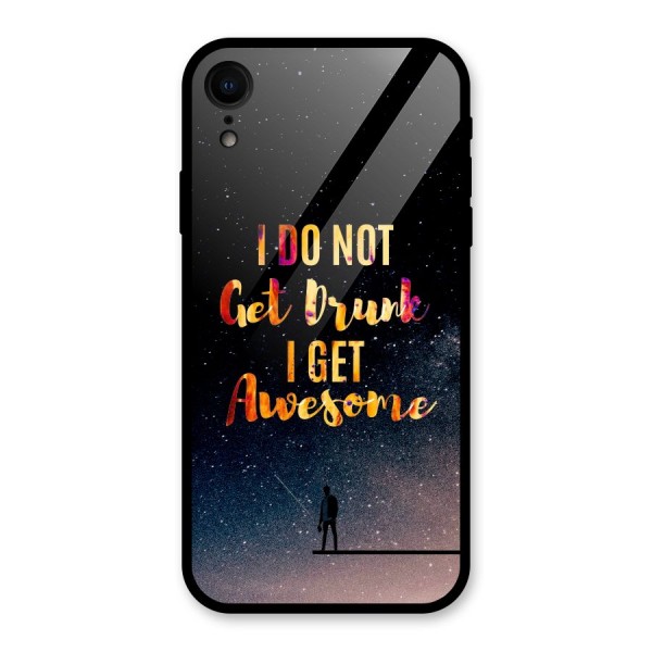 Get Awesome Glass Back Case for iPhone XR
