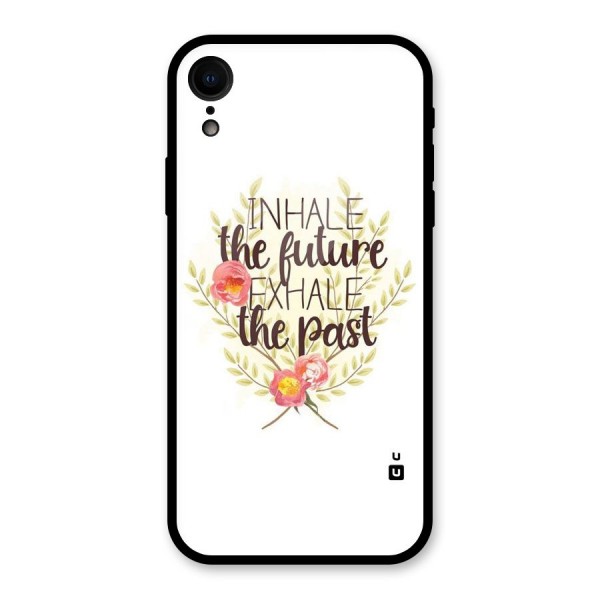 Inhale Future Glass Back Case for iPhone XR