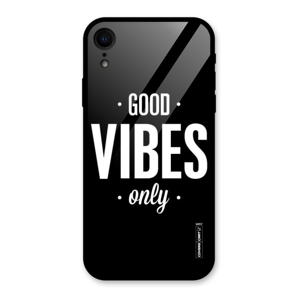 Just Vibes Glass Back Case for iPhone XR
