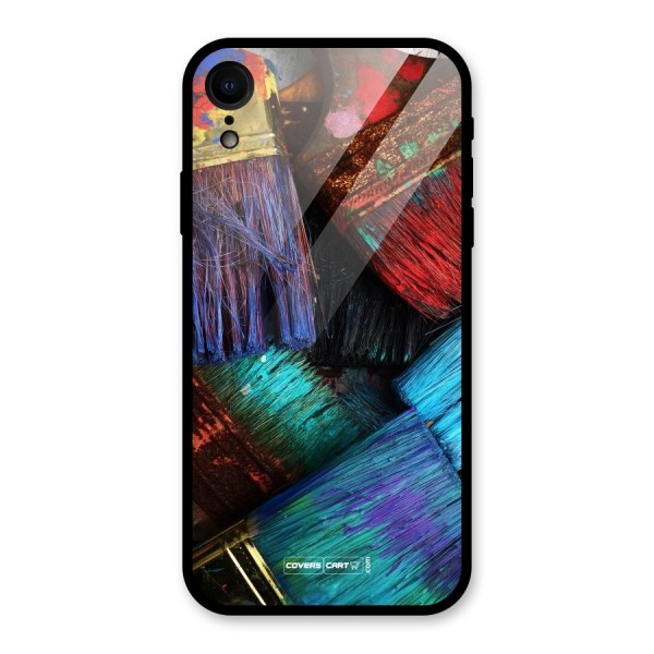 Magic Brushes Glass Back Case for iPhone XR