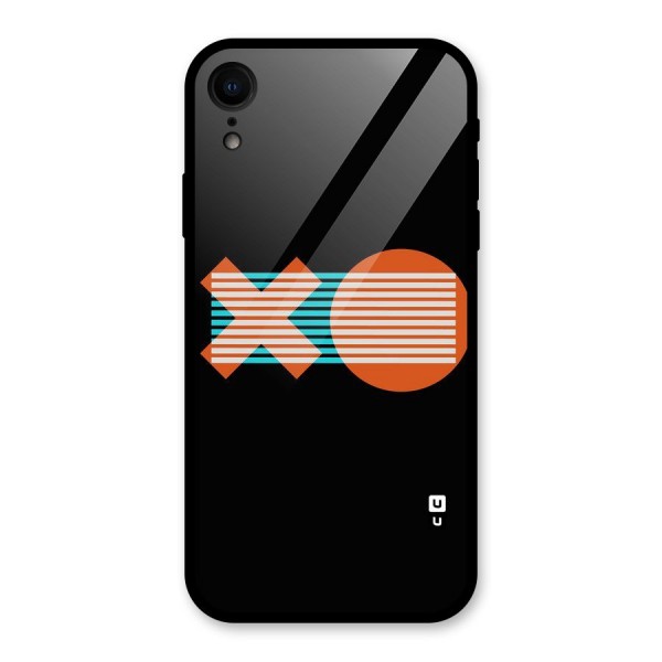 Minimal Art Glass Back Case for iPhone XR