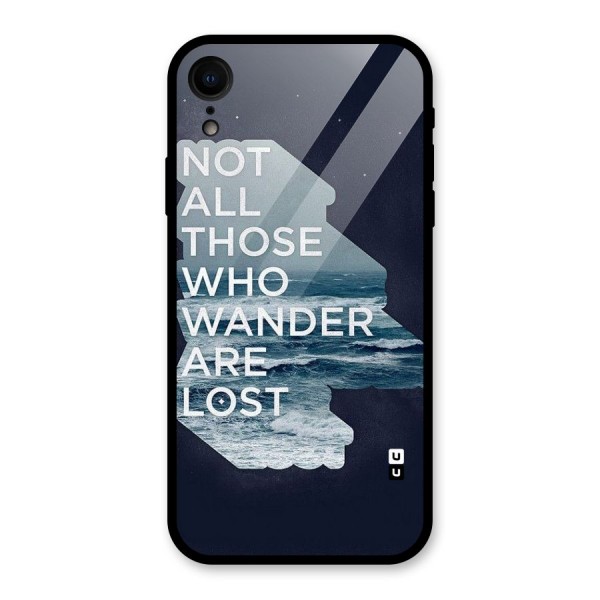 Not Lost Glass Back Case for iPhone XR