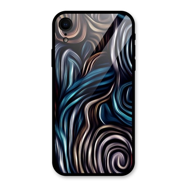 Oil Paint Artwork Glass Back Case for iPhone XR