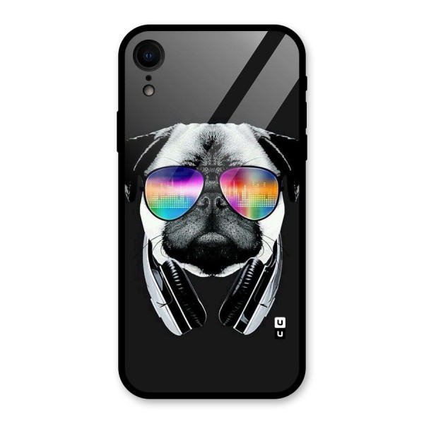 Rainbow Dog Swag Glass Back Case for iPhone XR
