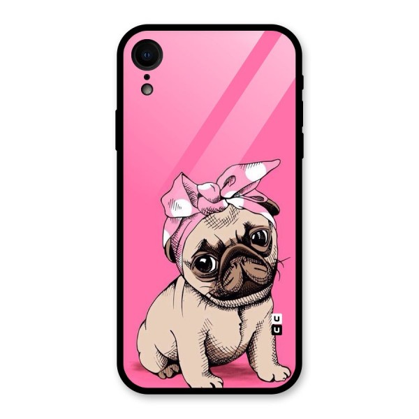 Ribbon Doggo Glass Back Case for iPhone XR