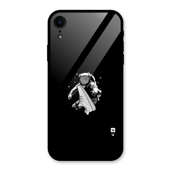 Space Shoe Glass Back Case for iPhone XR