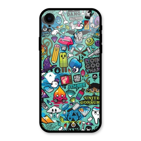 Sweet Candies Glass Back Case for iPhone XR