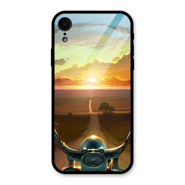 The Long Ride Glass Back Case for iPhone XR