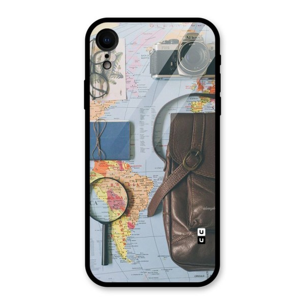 Travel Requisites Glass Back Case for iPhone XR