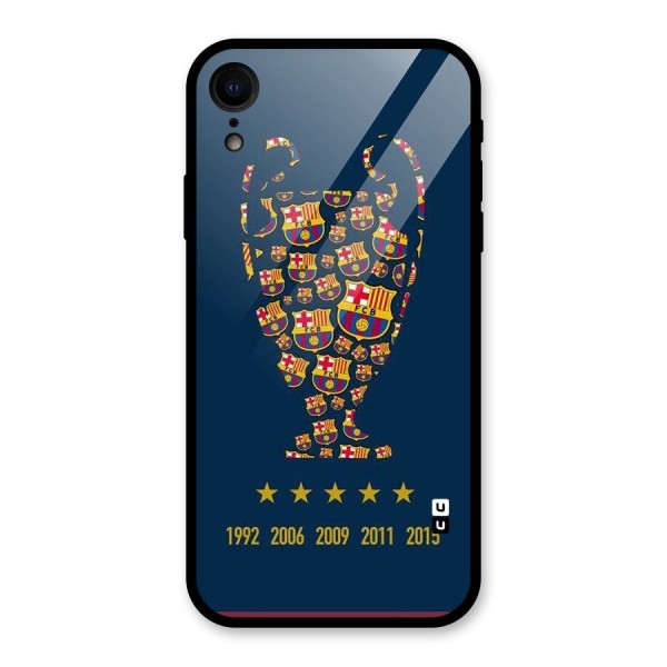 Trophy Team Glass Back Case for iPhone XR