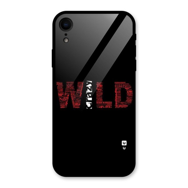 Wild Crazy Glass Back Case for iPhone XR