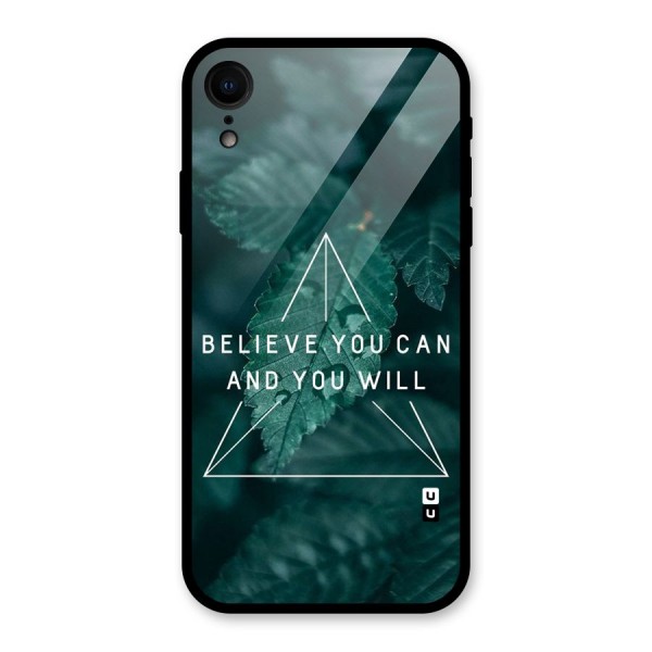 You Will Glass Back Case for iPhone XR