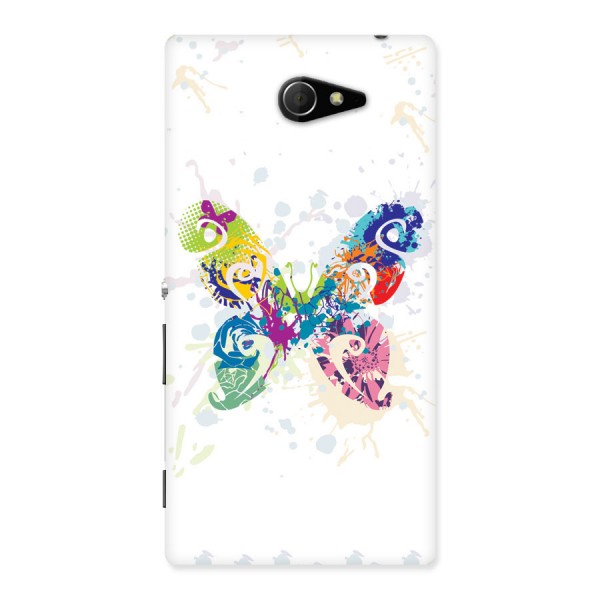 Abstract Butterfly Back Case for Sony Xperia M2