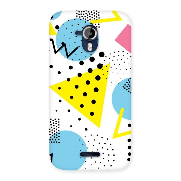 Abstract Geometry Back Case for Micromax Canvas Magnus A117