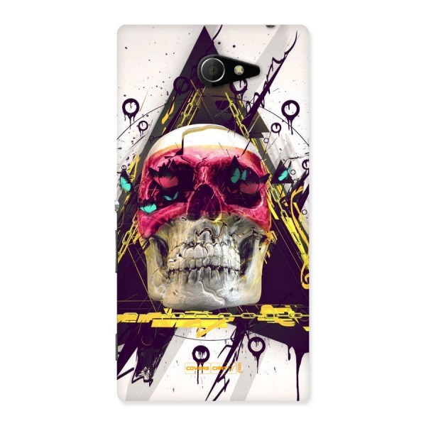 Abstract Skull Back Case for Sony Xperia M2