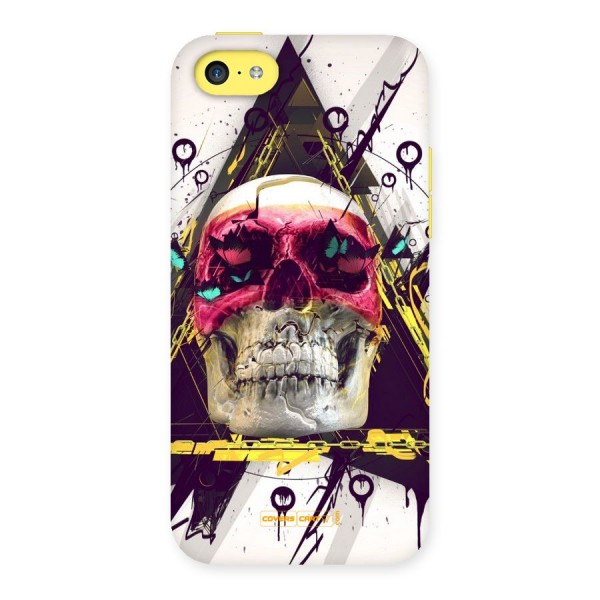 Abstract Skull Back Case for iPhone 5C