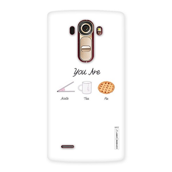 Acute Tea Pie Back Case for LG G4