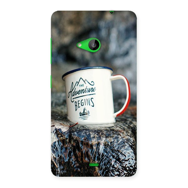 Adventure Begins Back Case for Lumia 535