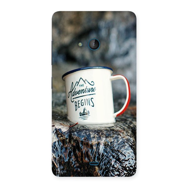Adventure Begins Back Case for Lumia 540
